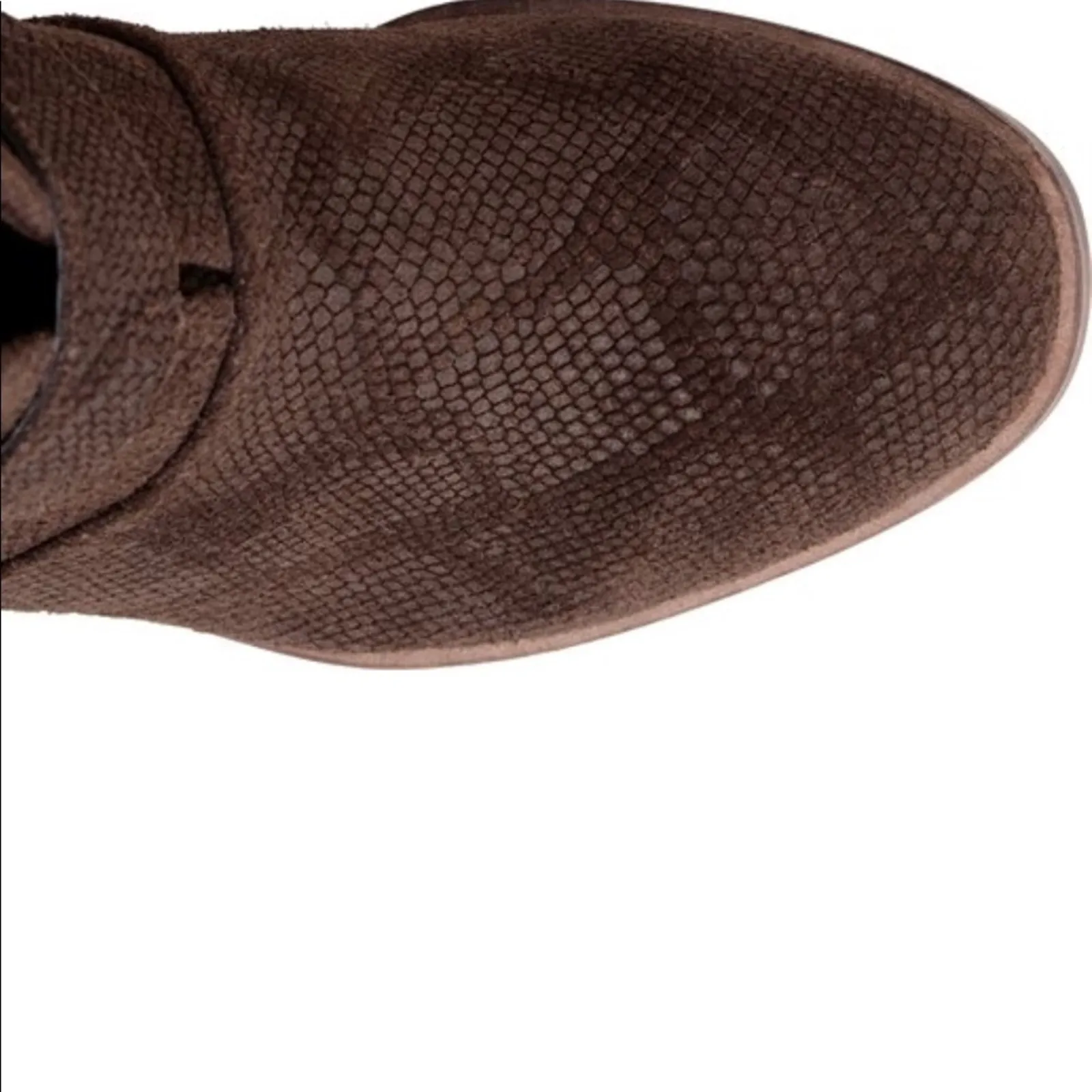 Isola‎ Women's Lavoy Suede Brown Textured Ankle Boots Size 8.5 NEW - Image 4