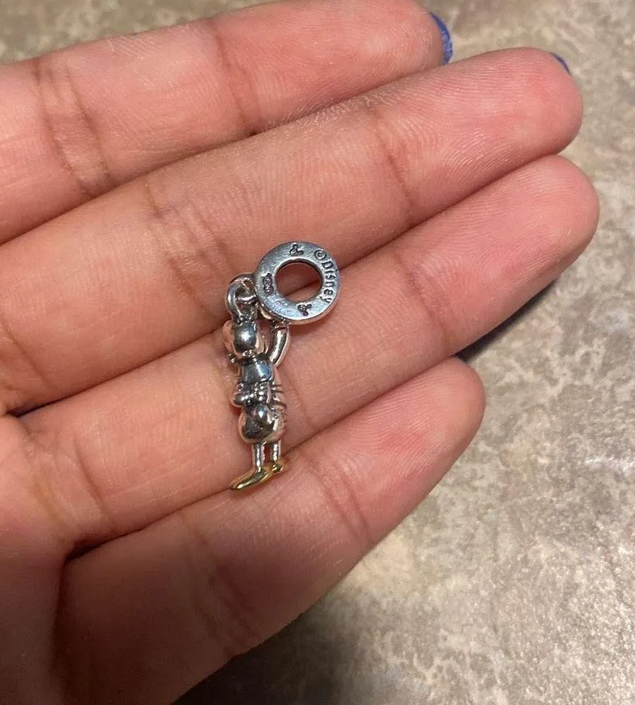 Disney X  100th Anniversary Donald Duck Lab Grown Diamond Dangle Charm - Image 3