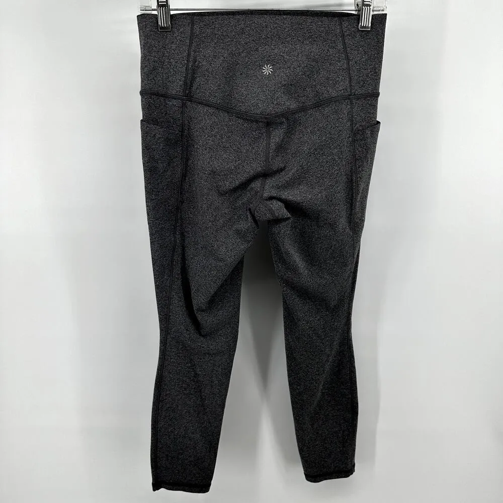 Athleta Salutation Stash Pocket II 7/8 Tight UPF 50+ Powervita Heather Gray M - Image 6