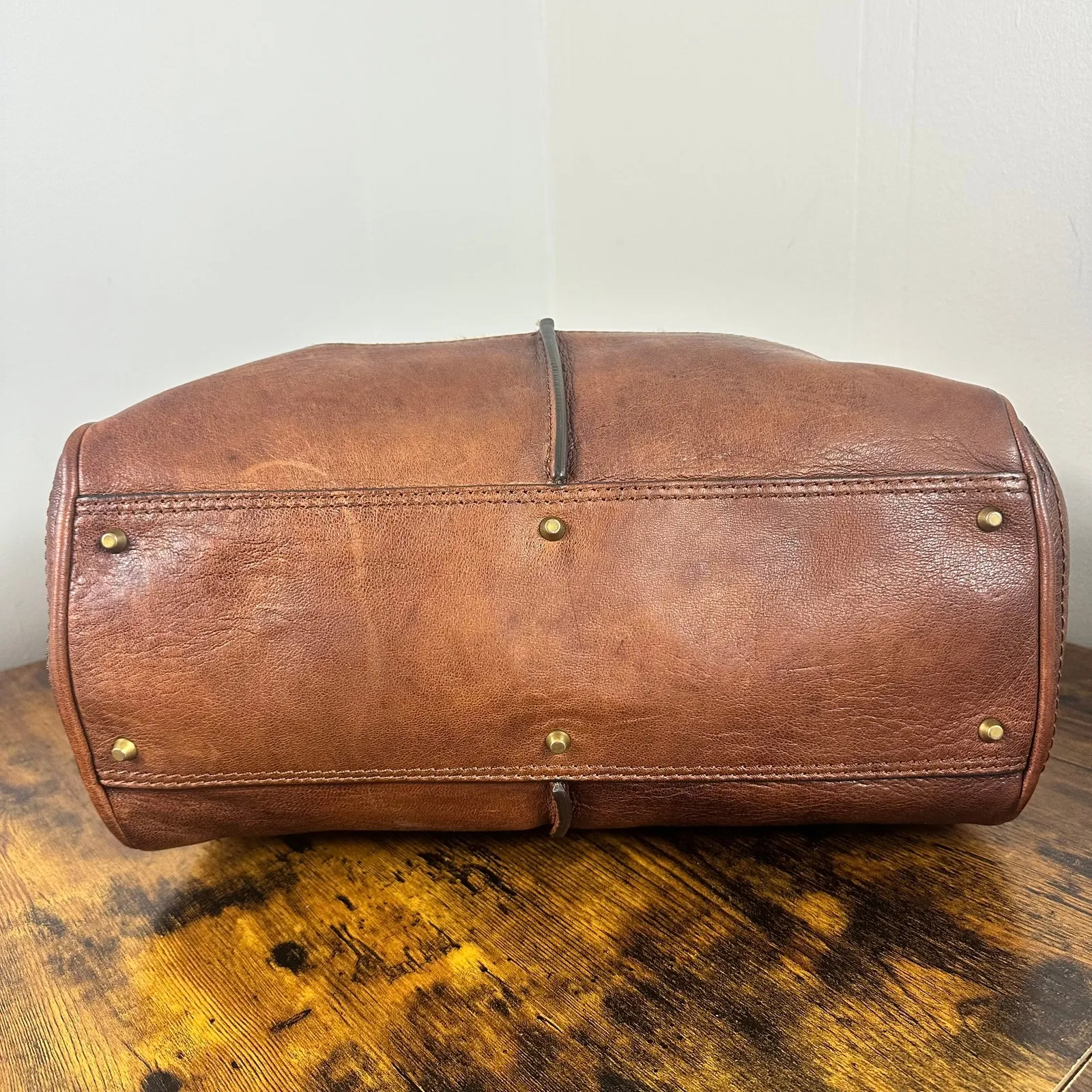 Vintage Chloe Paddington Leather & Tweed Satchel Bag Large Authentic - Image 10