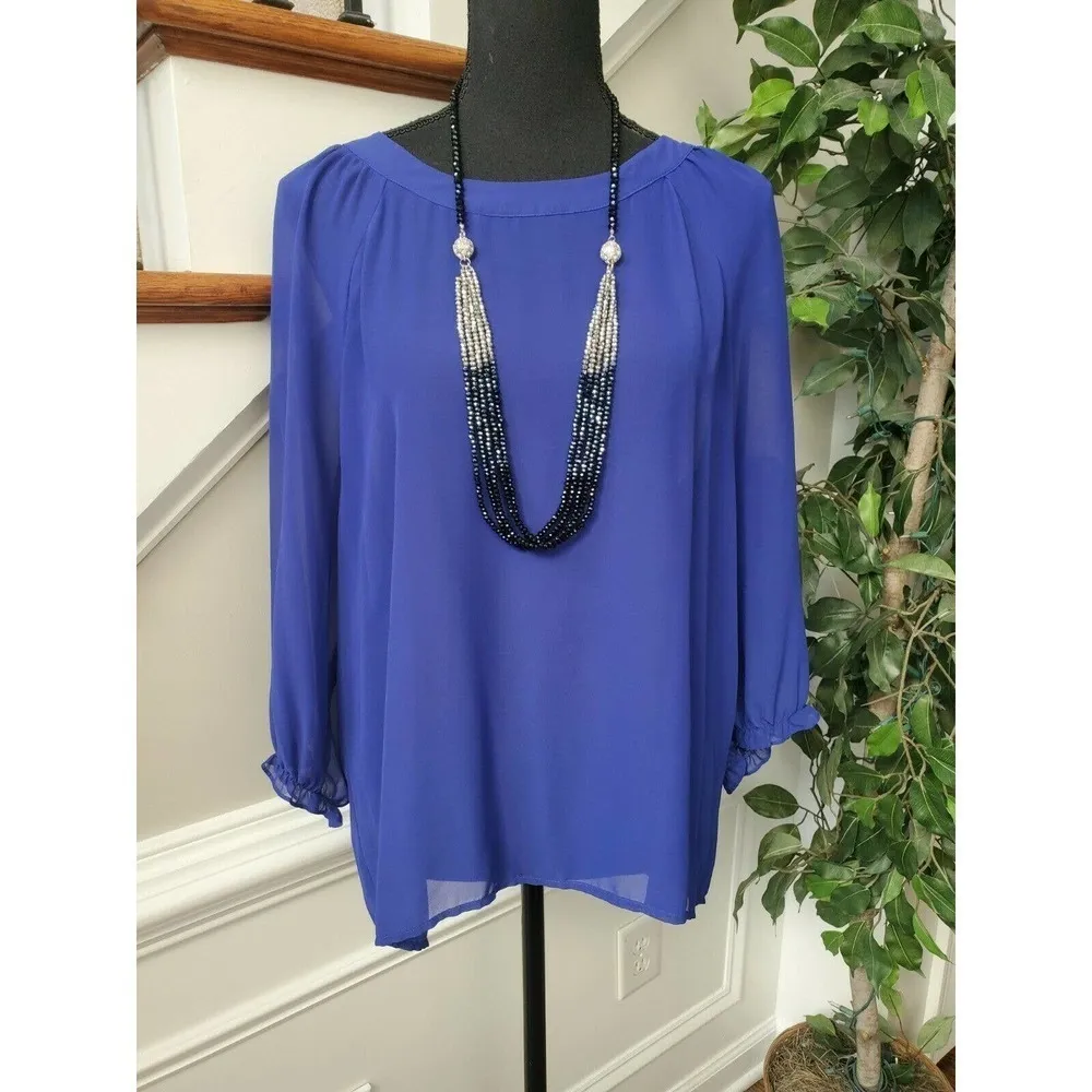 Petticoat Round Neck Long Sleeve Casual Top Shirt - Image 11