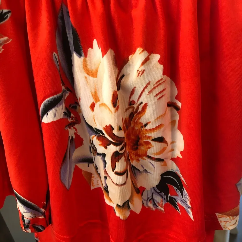 Orange Flower Dress - Image 2