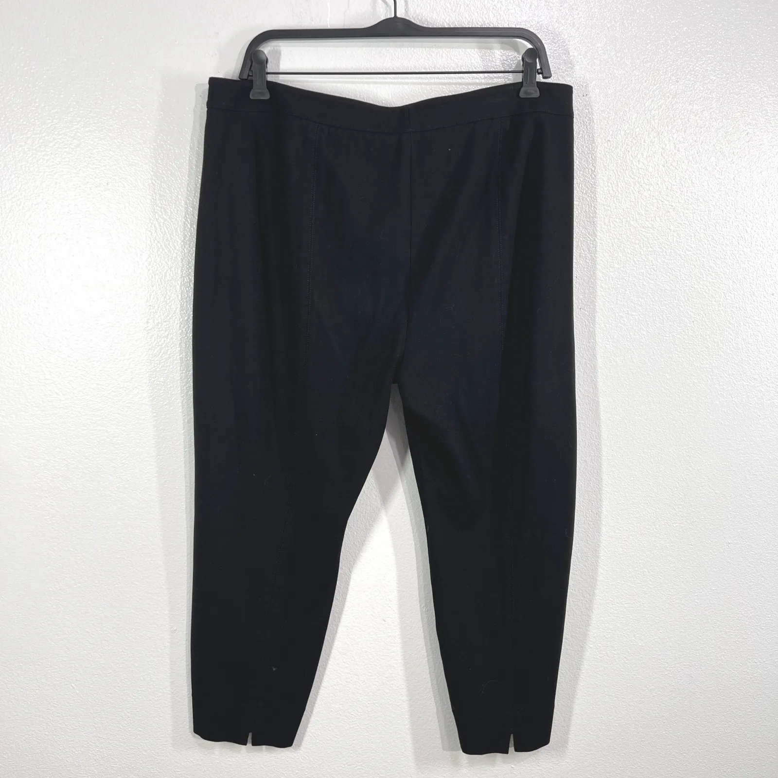 Talbots Women's 16P Black Ankle Pants Stretch Trousers Pull On Slim Work Pant‎ - Image 2