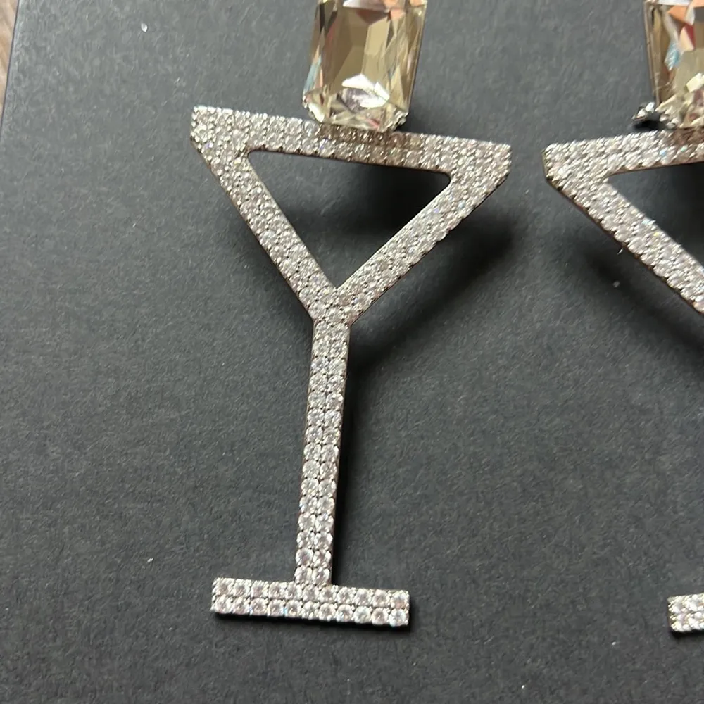 Martini Glass Earrings - Image 2