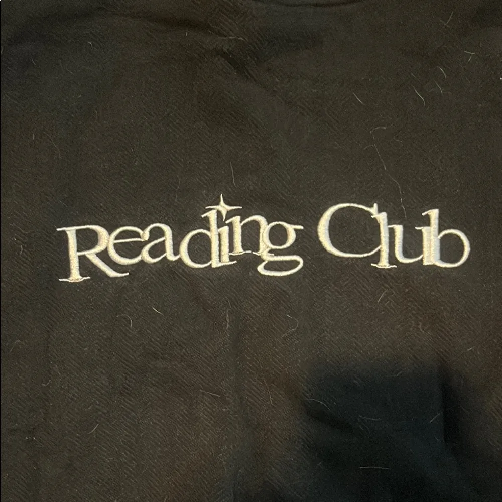 Black Hoodie Sweatshirt Pullover Design Size M - Image 2