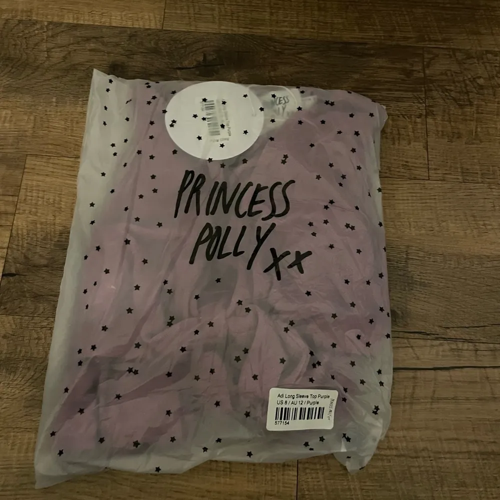 PRINCESS POLLY Adi Long Sleeve Purple Top - Image 4