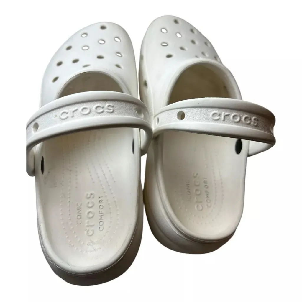Crocs Baya Classic‎ 10126 Unisex Cobblestone Rubber Slip On Clog Sandal W11 - M9 - Image 4