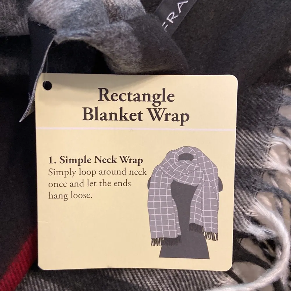 V.FRAAS SCARF WRAP LENGTH 72” wide 17” brand new Made in Germany - Image 13