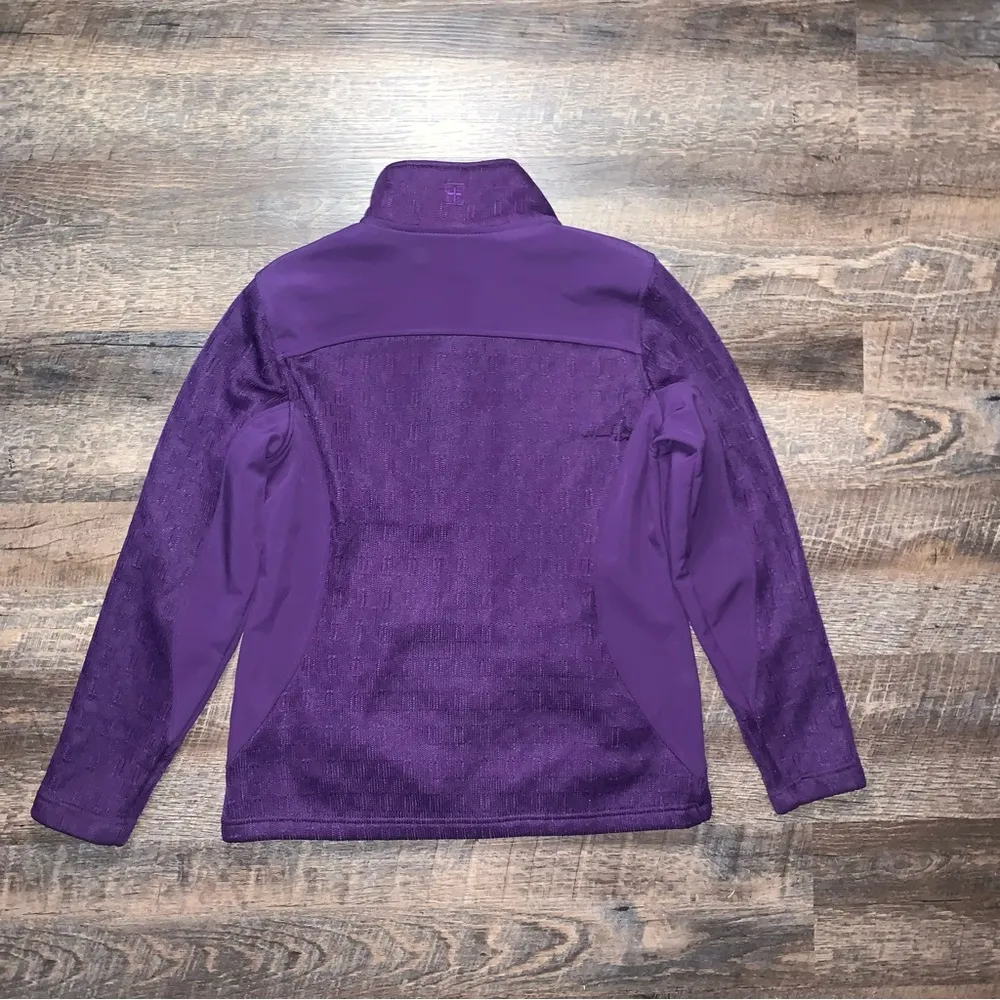 Swiss Tech Purple Size Medium Purple Fleece Lined Jacket - Image 5