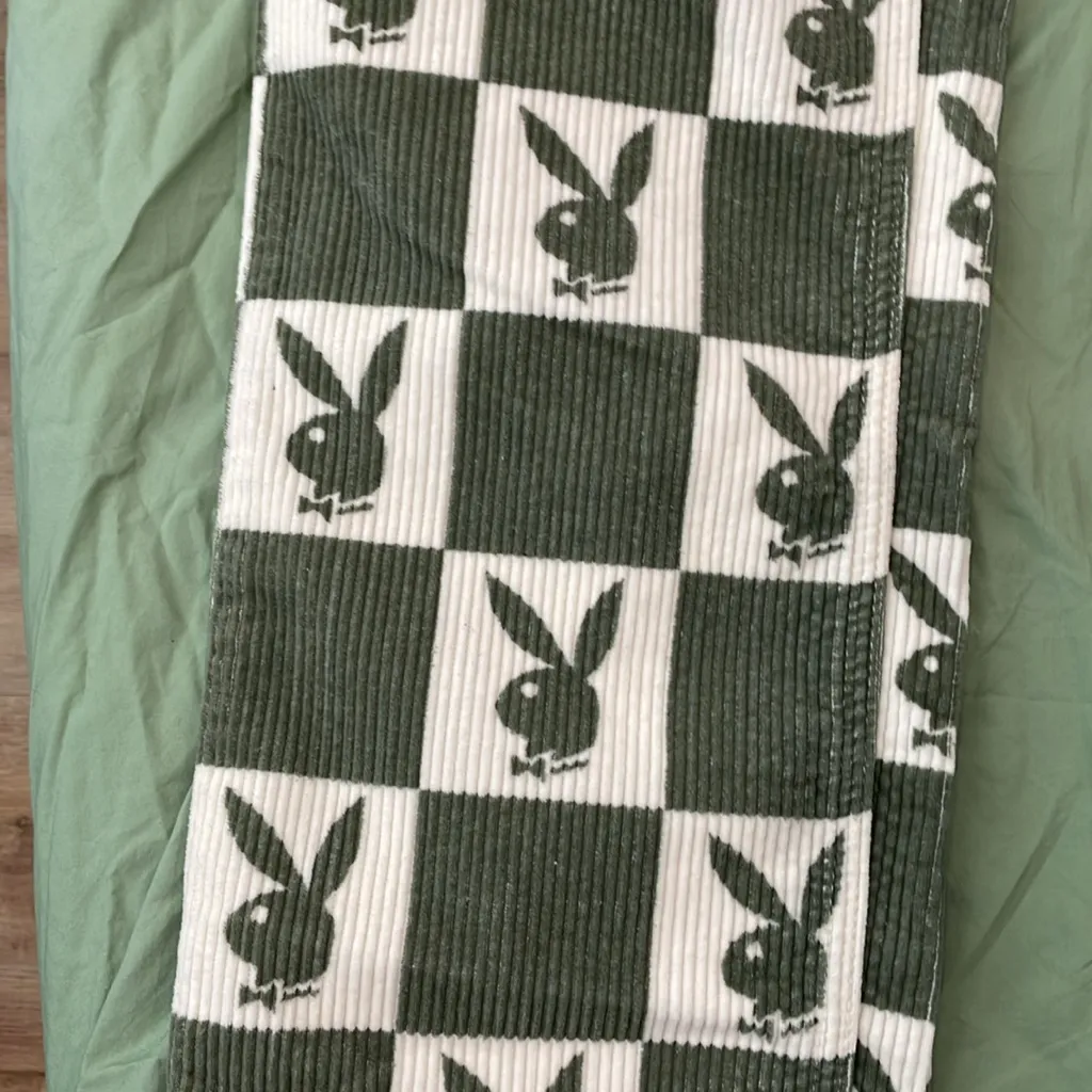 Playboy corduroy Game of Bunnies Boyfriend jeans Size 24 - Image 8