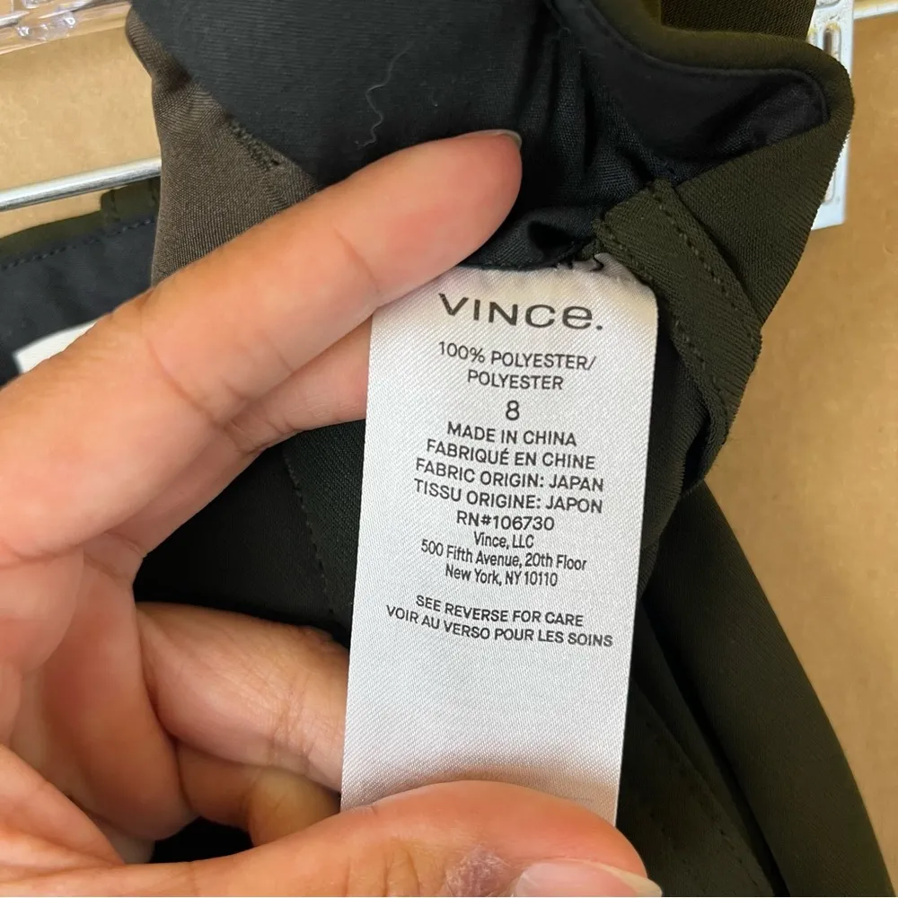 Vince Olive Green Dress Pants - Image 9