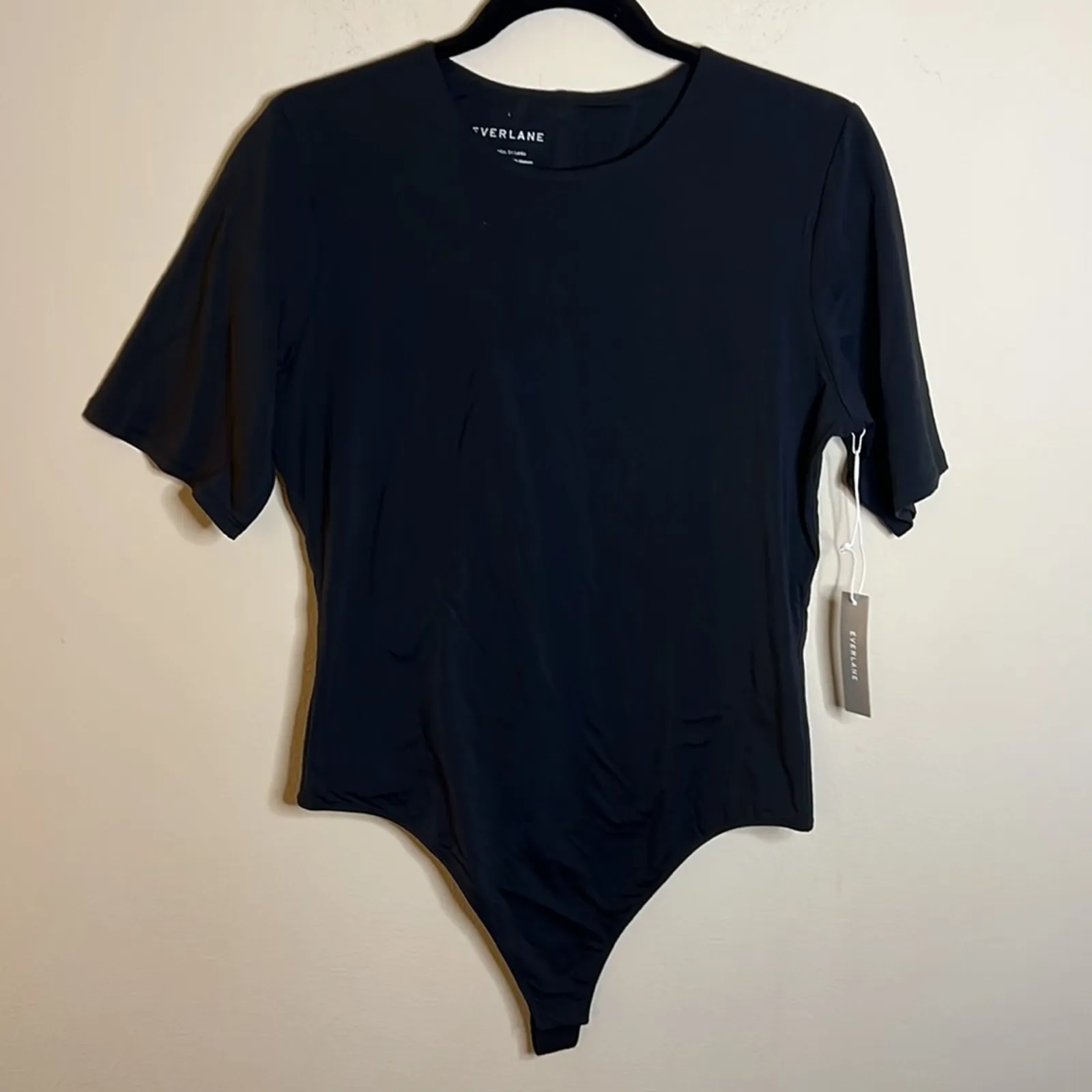 Everlane The Short-Sleeve Crew Neck Bodysuit - Thong XS - Image 3