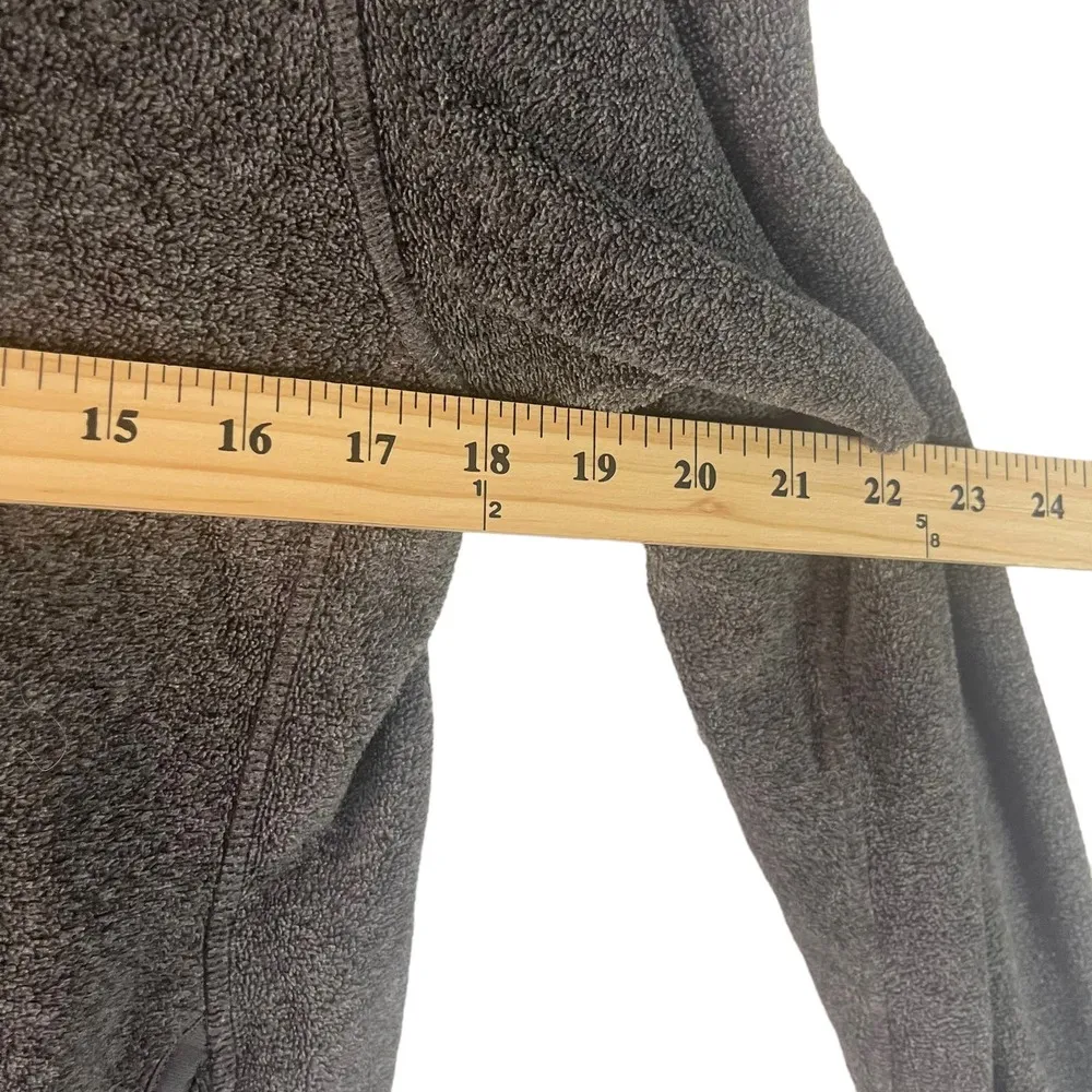 Uniqlo Women's Size Medium‎ Grey Full Zip Fleece Sweater - Image 7