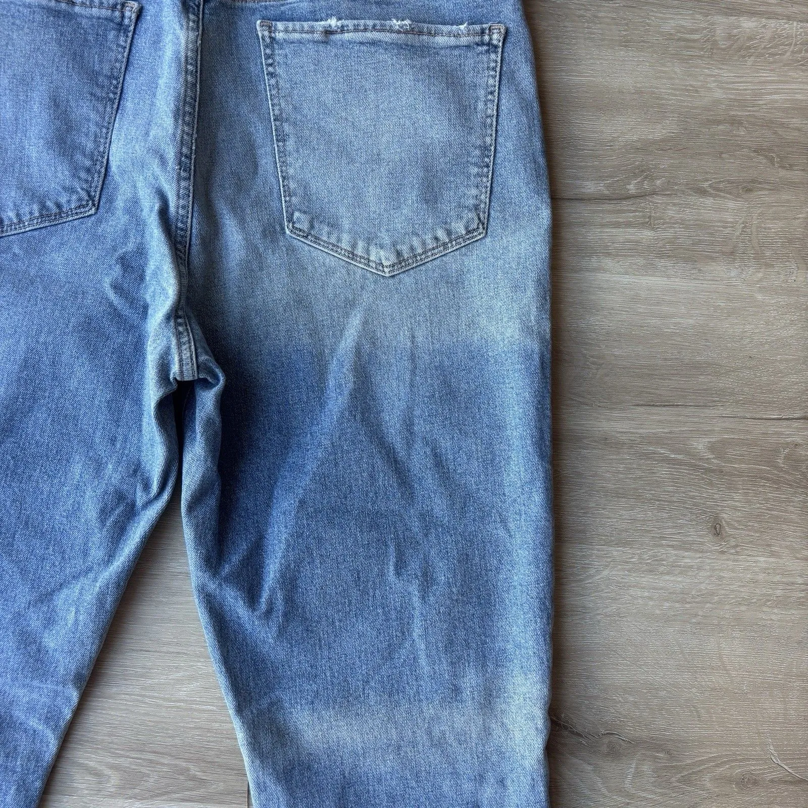 Lucky Brand 10/30 Brooke Skinny Cone Denim Jeans Med Wash Distressed Fade - Image 16