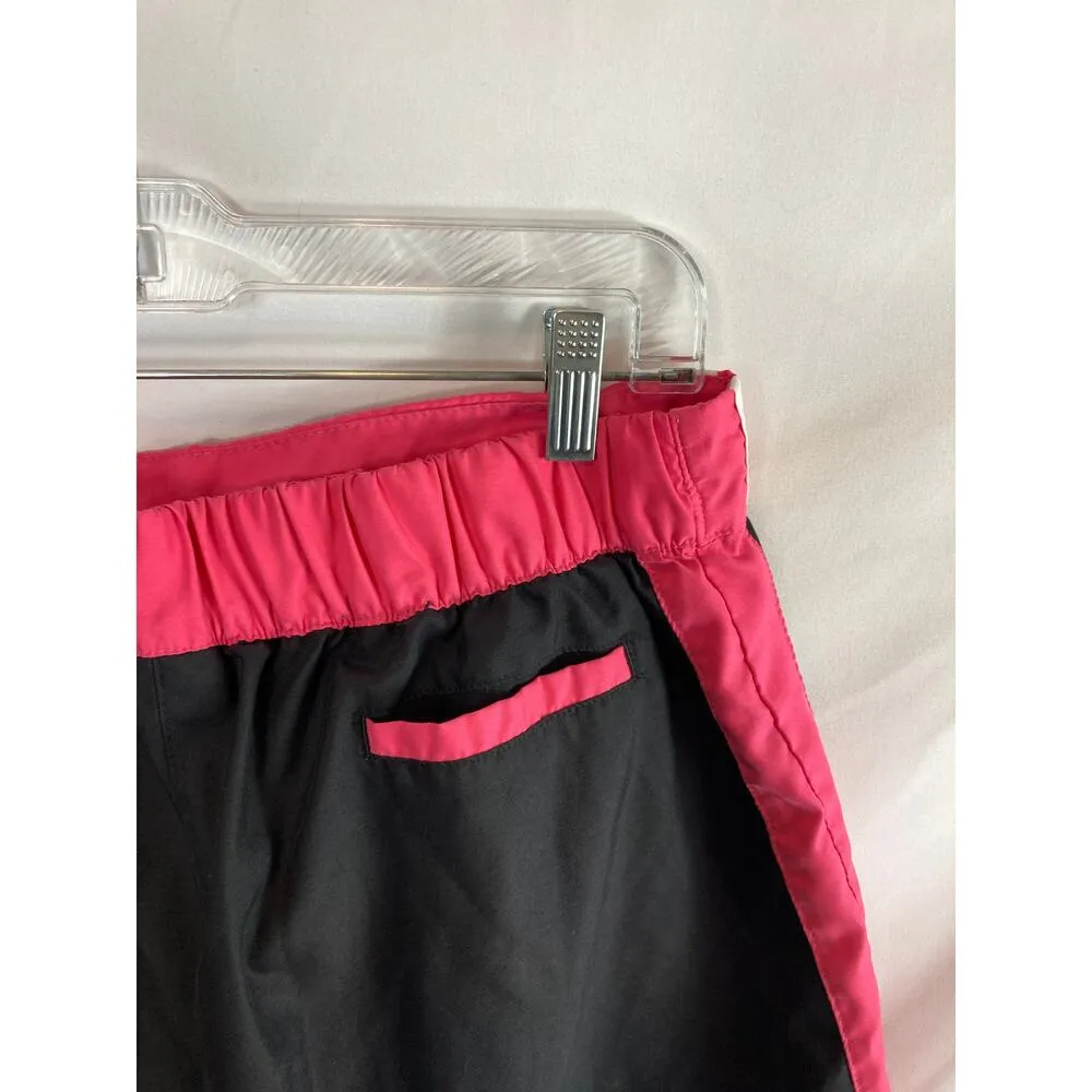 Adidas Black and Pink Athletic Shorts Size Large - Image 5