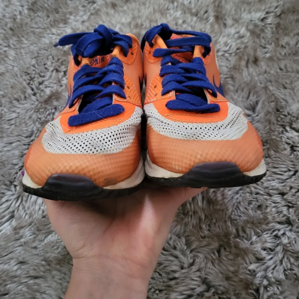 Nike Air Max 90 Hyperfuse PRM Women's Sneakers Bright Citrus Size 9 - Image 4