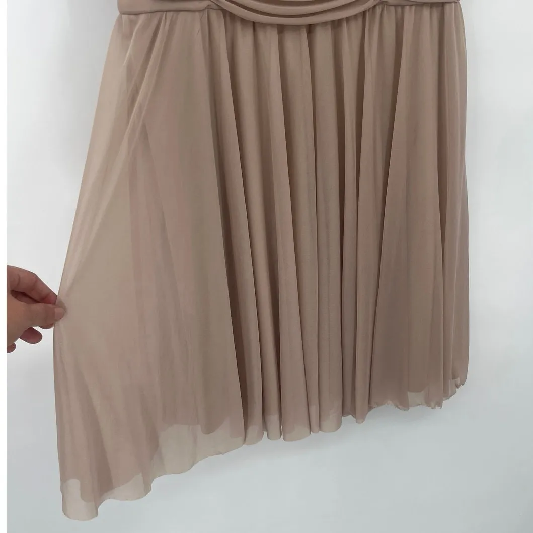 Jessica Howard Lace Chiffon Party Dress Sz 16 Romantic Wedding Formal Glitter - Image 5