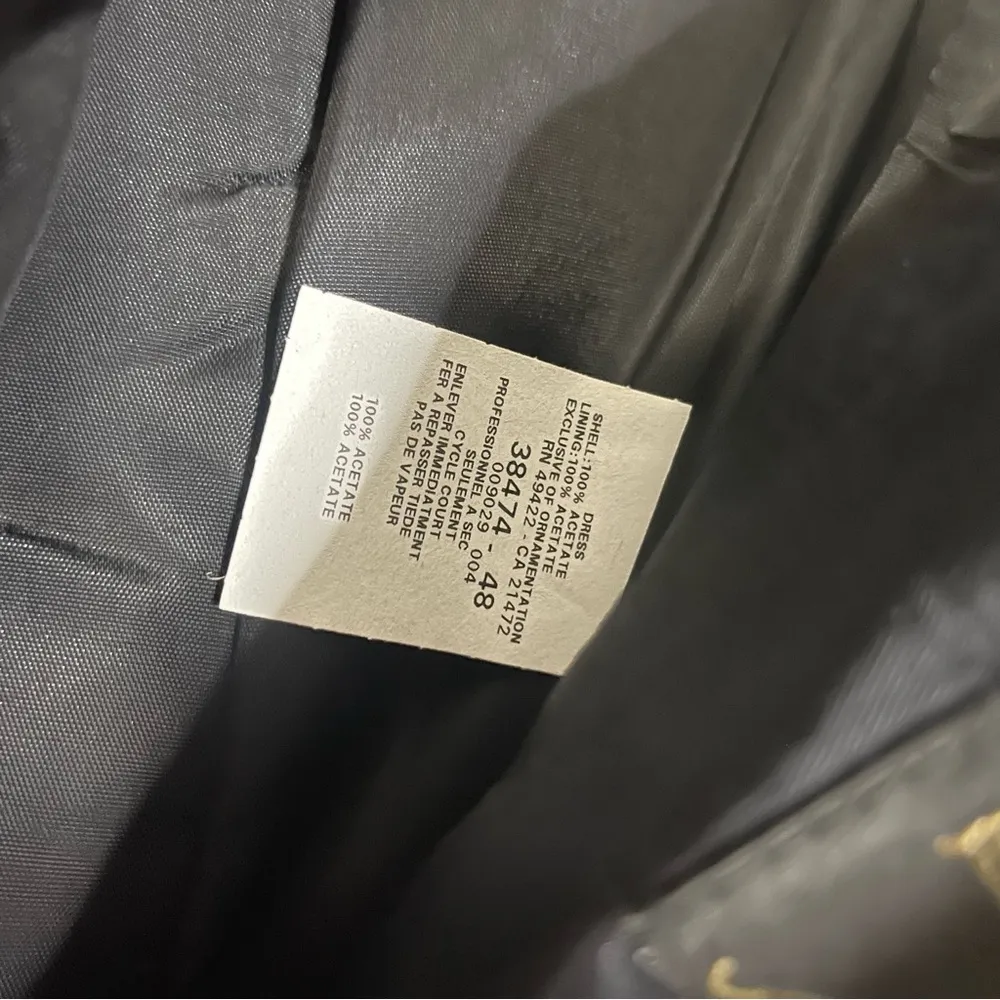 Vintage Jessica McClintock Gunner Sax  Millennium Y2K Gunmetal Gray Gown Size 3 - Image 10