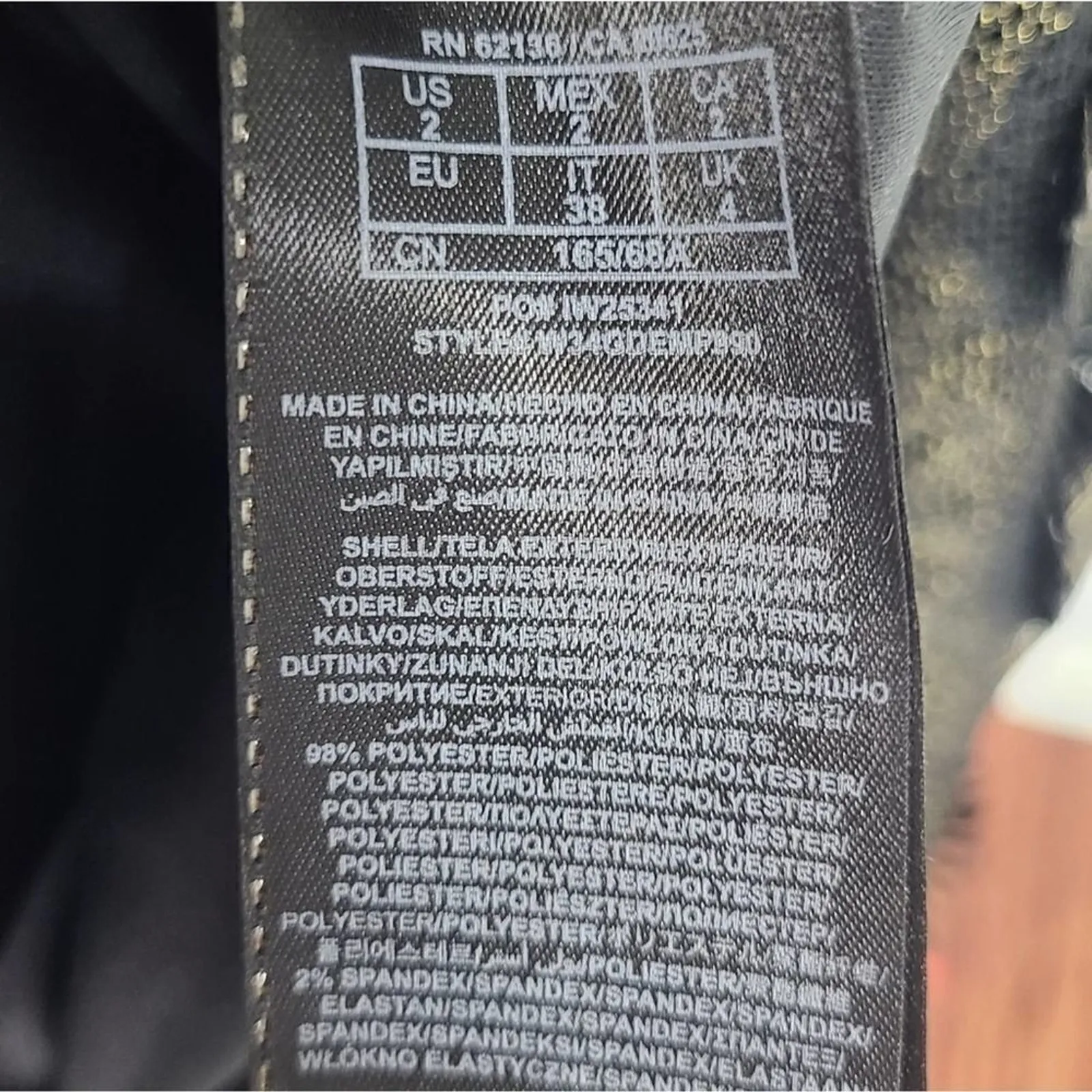 GUESS Sleeveless Dress Bodycon Mini in Black Gold Detail Size 2 - Image 5