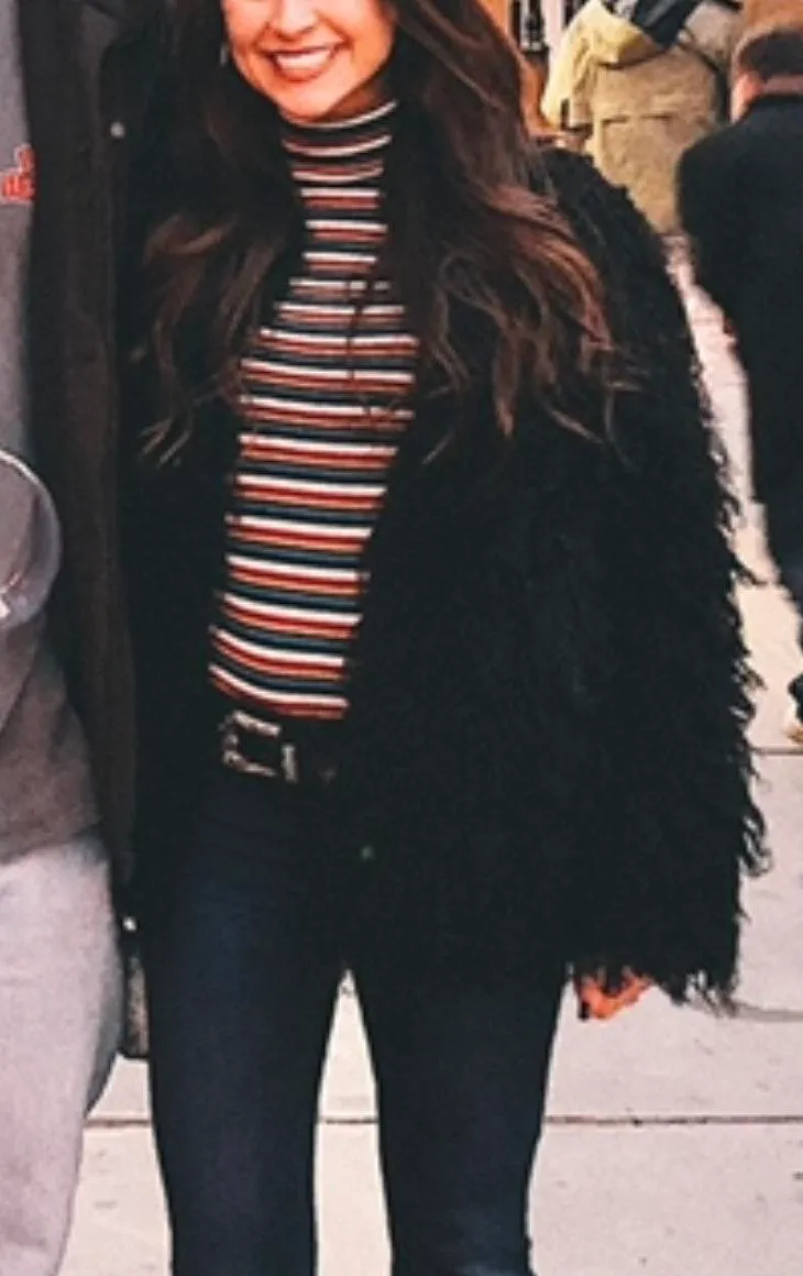 Black Fur Jacket - Image 3