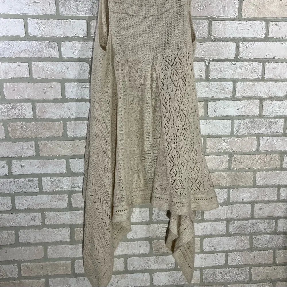 Anthropologie Angel of the North Lua Pointelle Cardigan Sweater Vest Size XS/S - Image 10