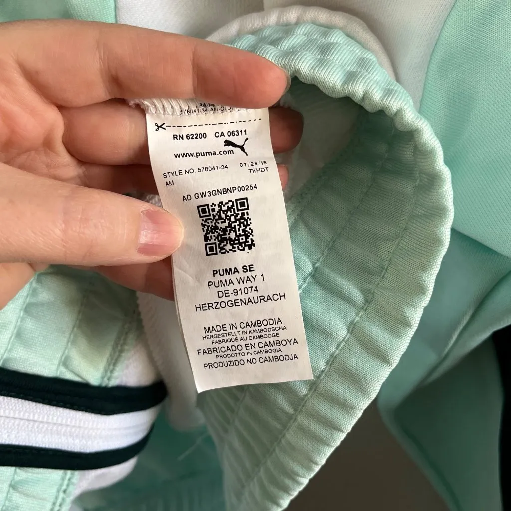 Puma Womens Sporty XTG Color Black Zip Up Track Jacket XL - Image 8