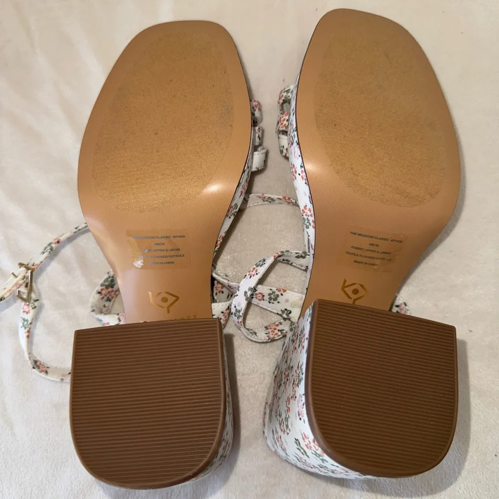 New Katy Perry The Meadow Classic Women Floral High Heel Platform Sandal Size 8 - Image 13