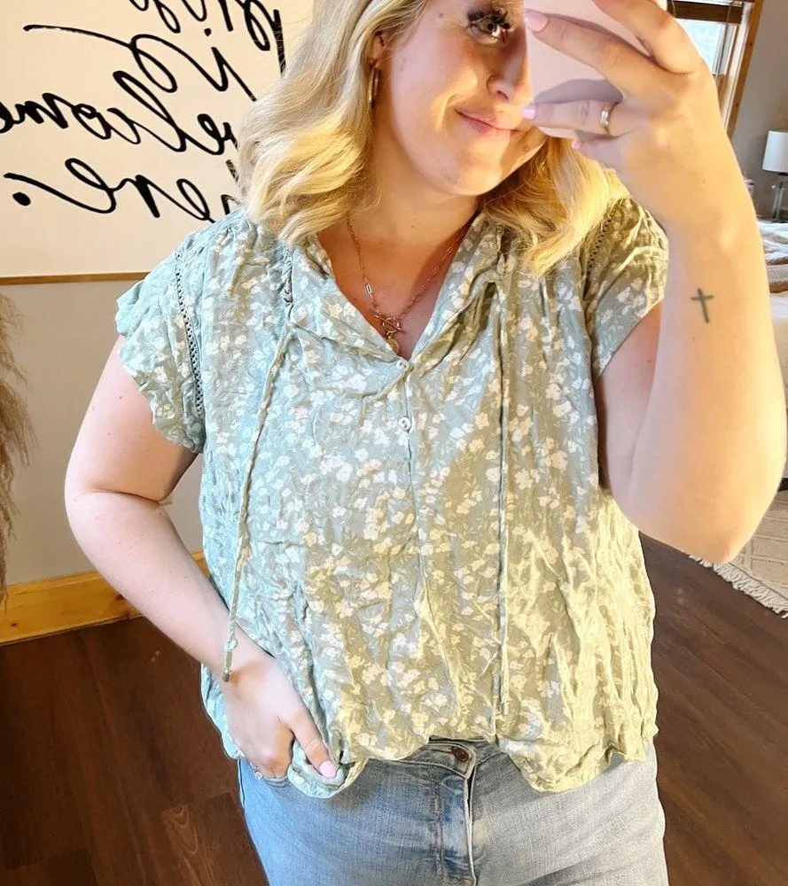 Buffalo David Bitton Floral Top - Image 2