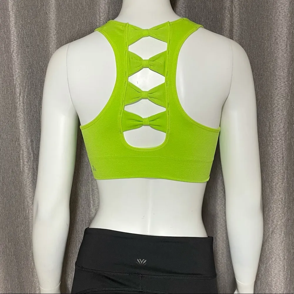 Soho Sport Active Wear Lime Green Sports Top - Image 4