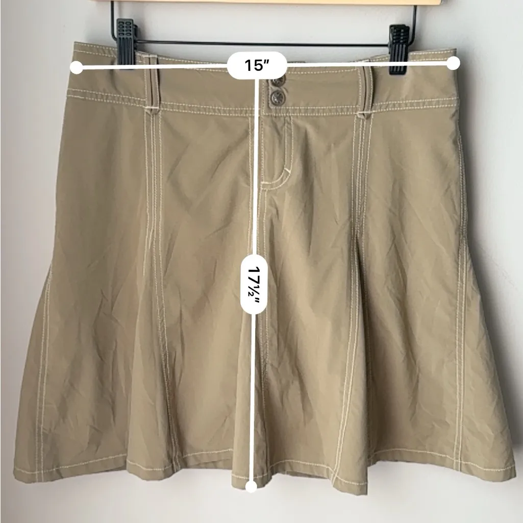 Athleta Whatever Pleated Khaki Skort - Image 4