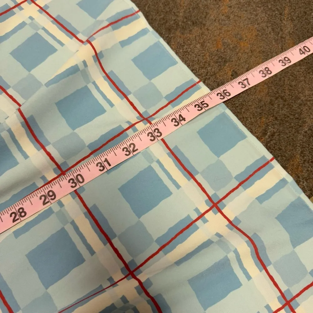 Tuckernuck Westport Trellis Sleeveless Hayes Shirt Dress Mini Blue Large L - Image 14