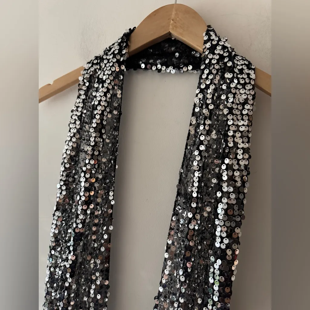 Sequin Sparkly Scarf - Image 2