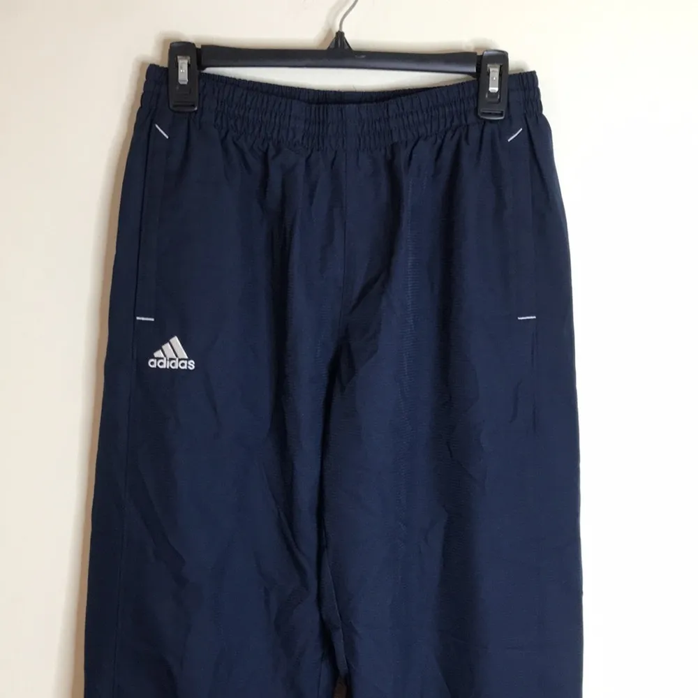 Adidas ladies athletic windbreak type running gym pants size medium - Image 2