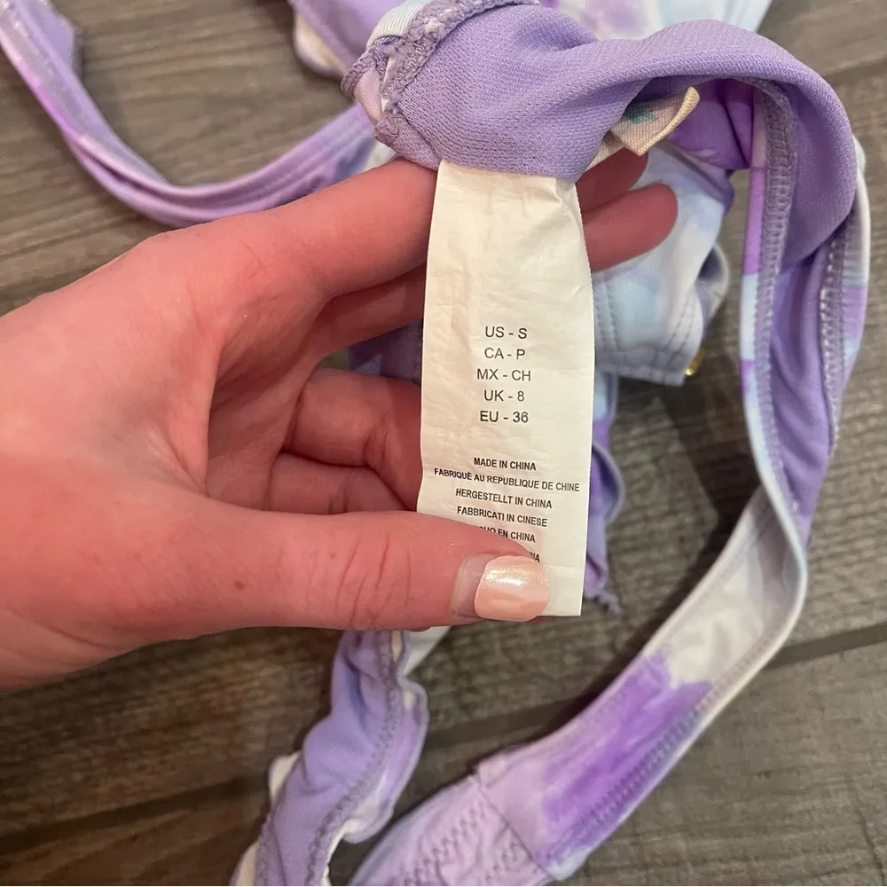 Hobie Tie Dye Bikini Top - Image 4