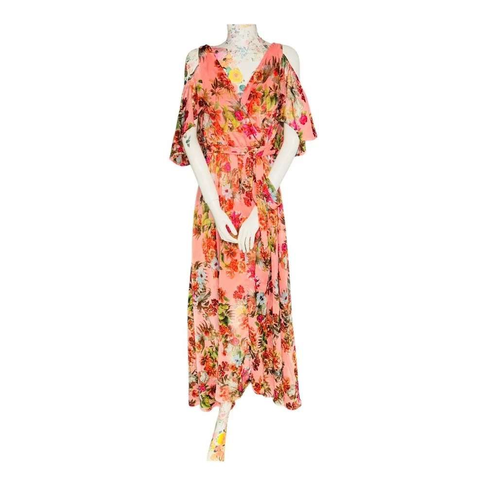 Floral Pink Maxi Dress - Image 2