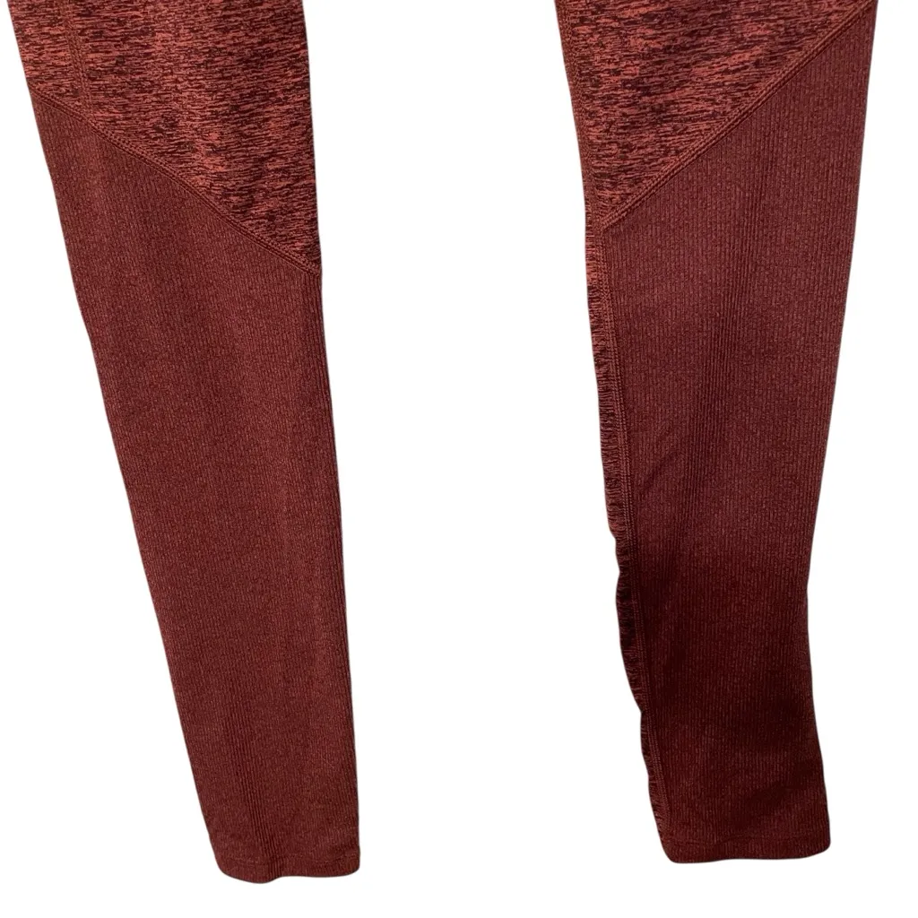 Athleta Women’s Exhale Heel Tight Stash Pocket Softluxe Size M Burgundy - Image 11