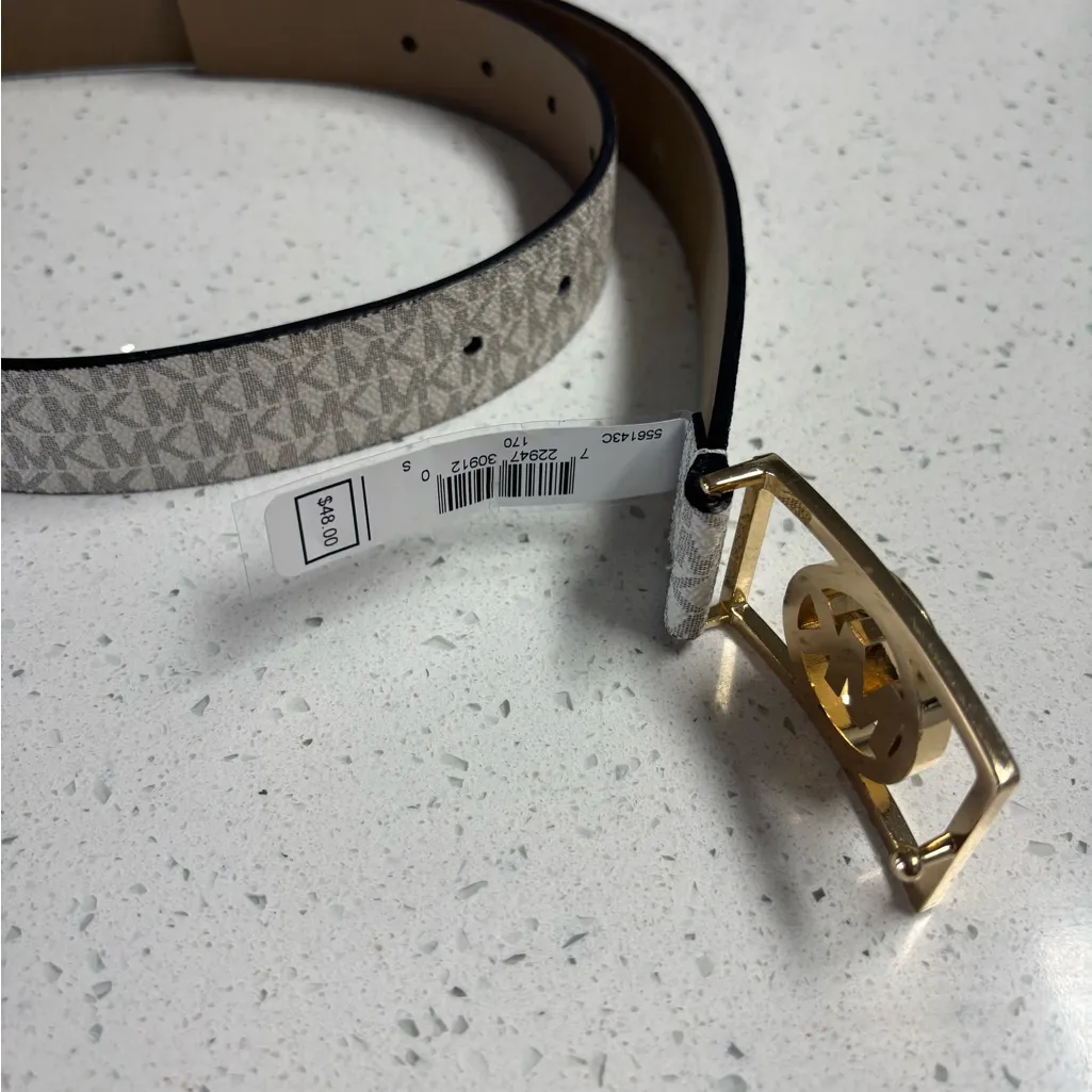 Michael Kors belt NEW white buckle - Image 4