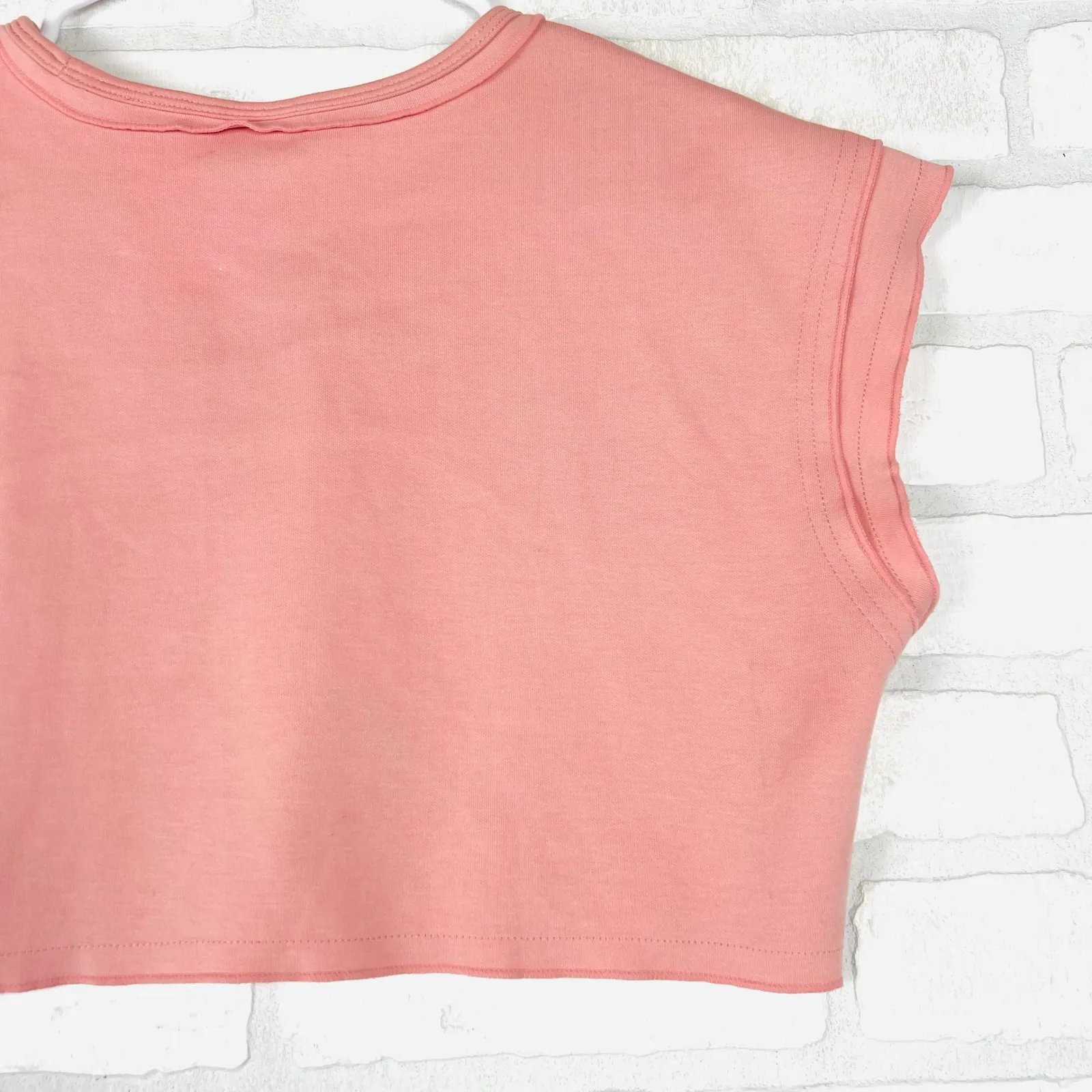 AYBL Women's Crop Top Sleeveless Gym T-Shirt Fitness Workout Athletic Medium‎ - Image 6