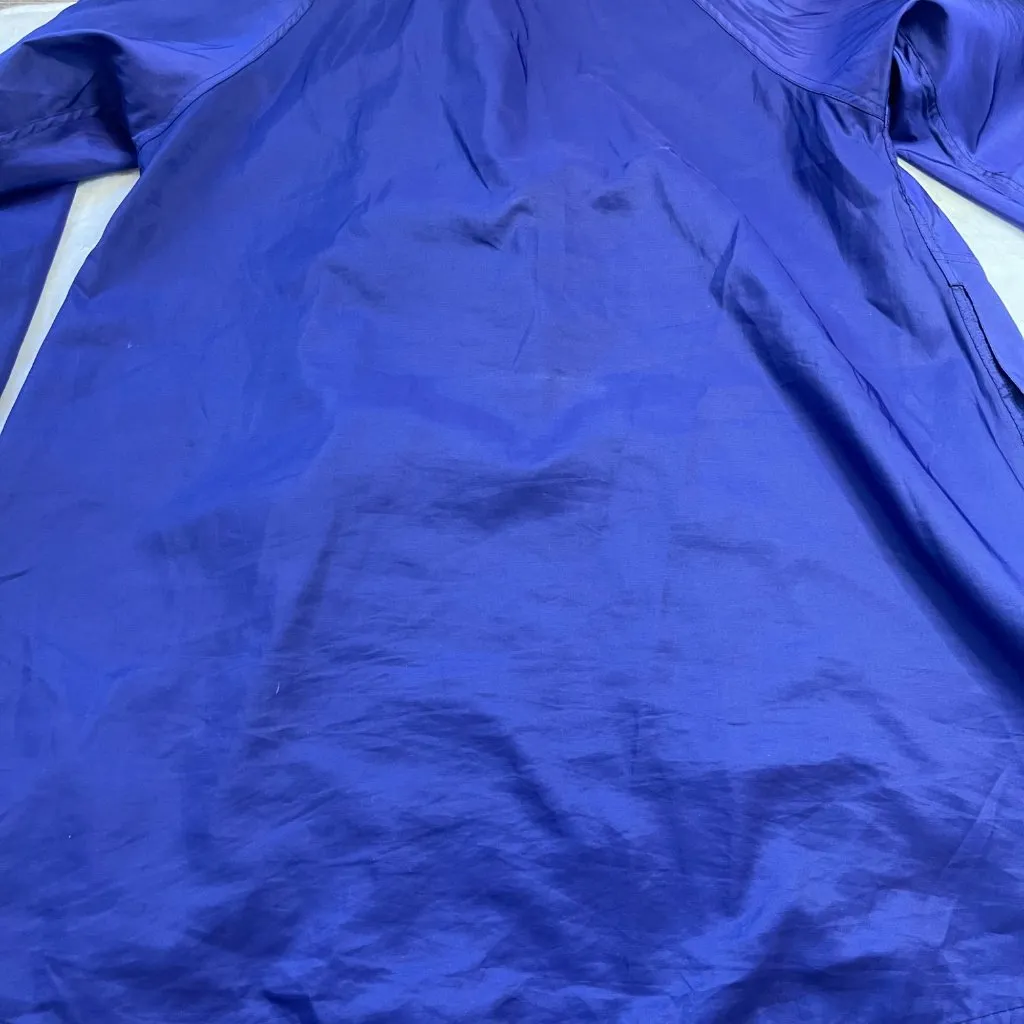 Mycra Pac Donatella Reversible Coat Women's‎ Size S/M Pleated Hood Black Purple Size M - Image 11