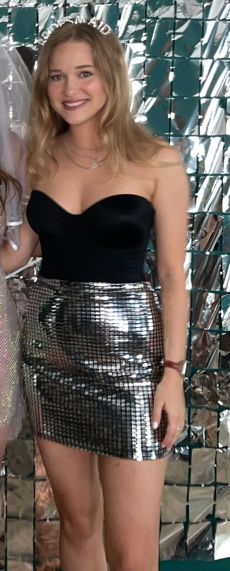 sequin mini skirt - Image 3