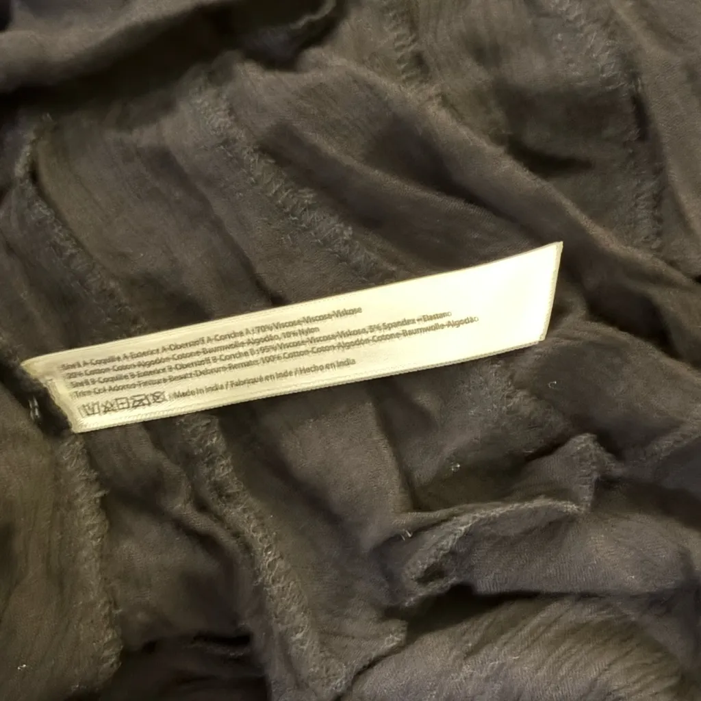 Free People Adella Slip Dress Black Lace Crochet Strappy - Image 5