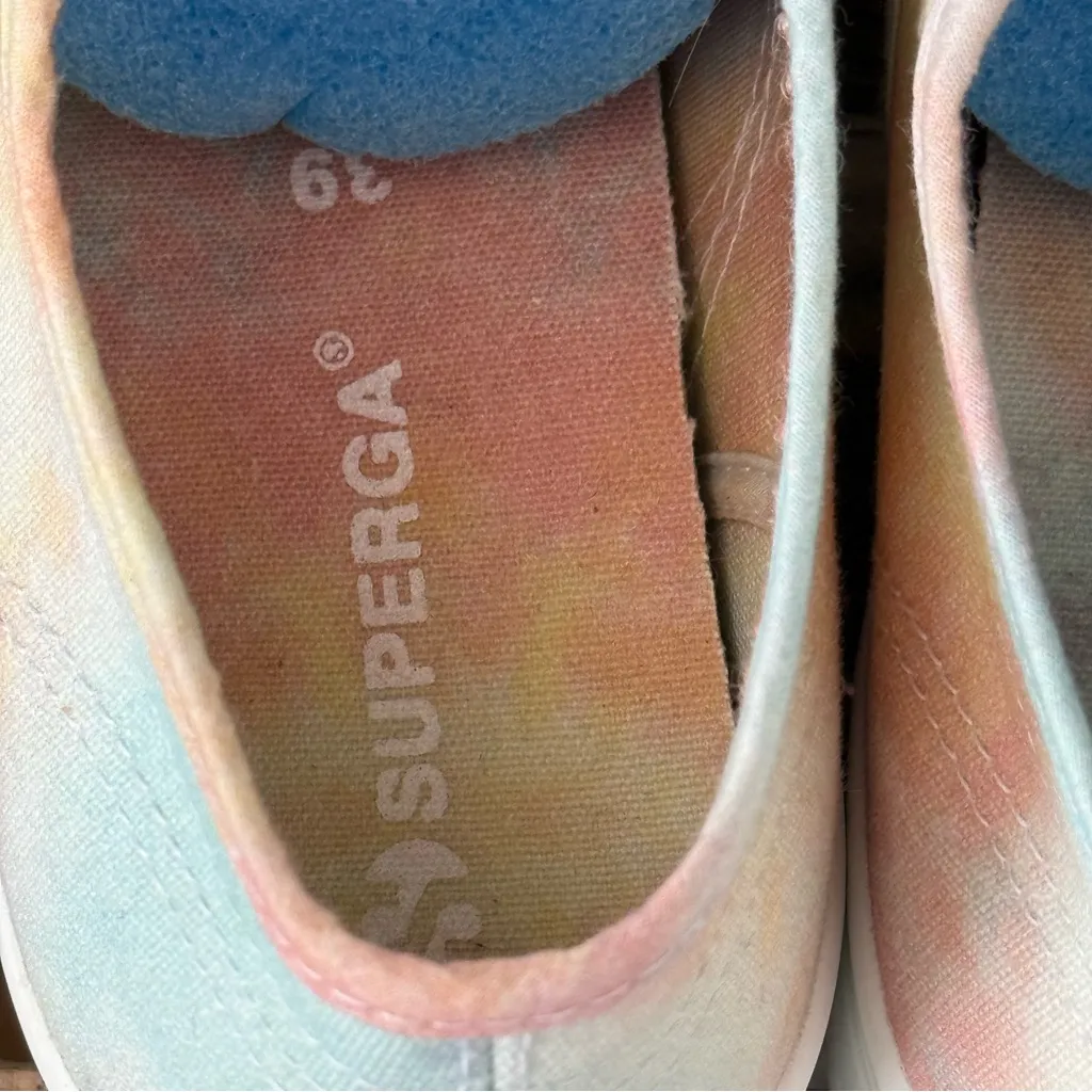 Superga 2790 Fantasy COTW Sneaker in Pastel Tie Dye Size 39/US 8-8.5 A29 - Image 11