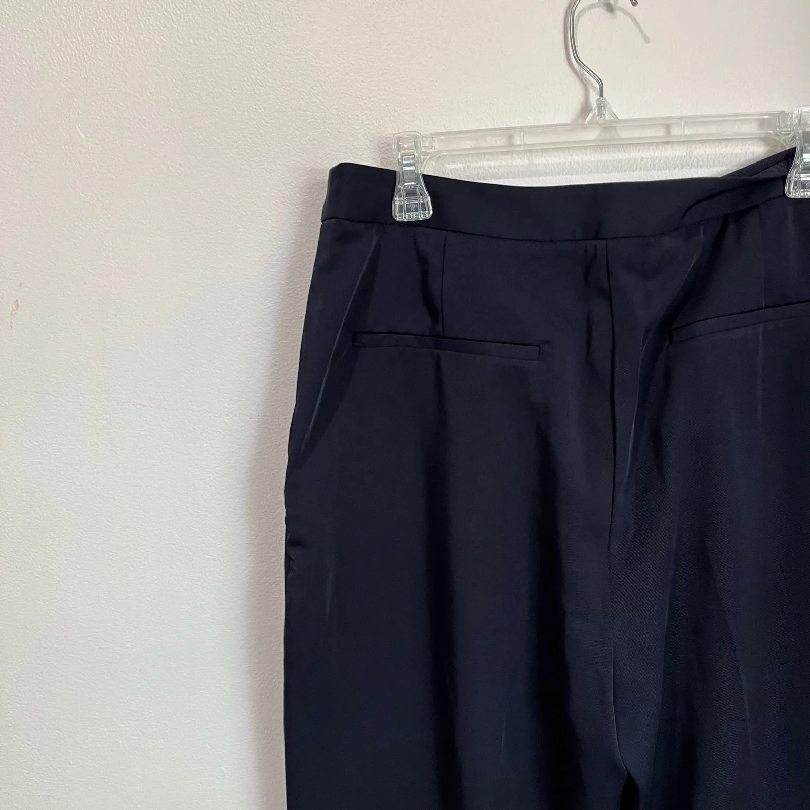 Tuckernuck Pleated Navy Blue Career Professional Duncan Trouser Size 12 - Image 9