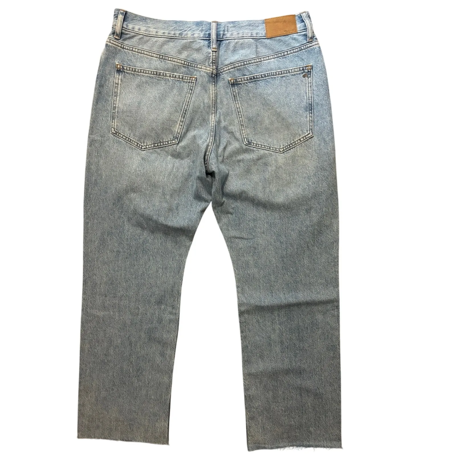 NWT Madewell The Petite '90s Straight Jean Revoir Wash Size 31P - Image 9