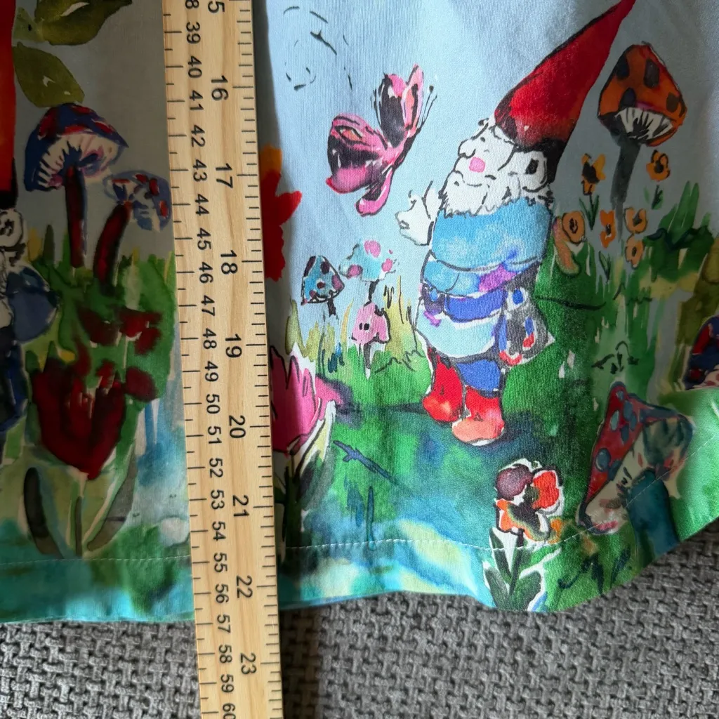 ModCloth ALine Skirt Pockets S Artsy Gnome Fairycore Twee Cottagecore Whimsical - Image 10