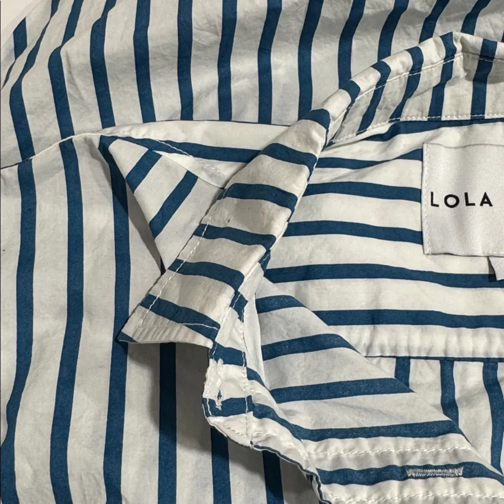 Lola River women's striped button - Image 5