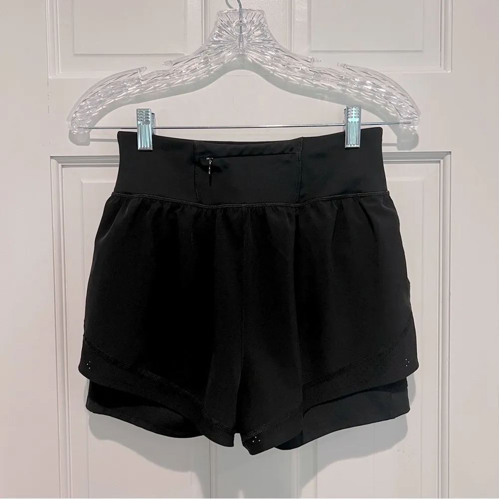 Spanx The Get Moving Shorts Black Small Yoga Running Shorts Biker Liner 5” - Image 3