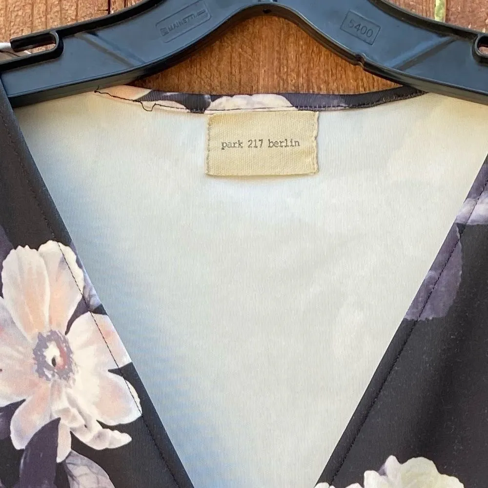 Park 217 Berlin‎ Floral Jumpsuit Black Size M - Image 7