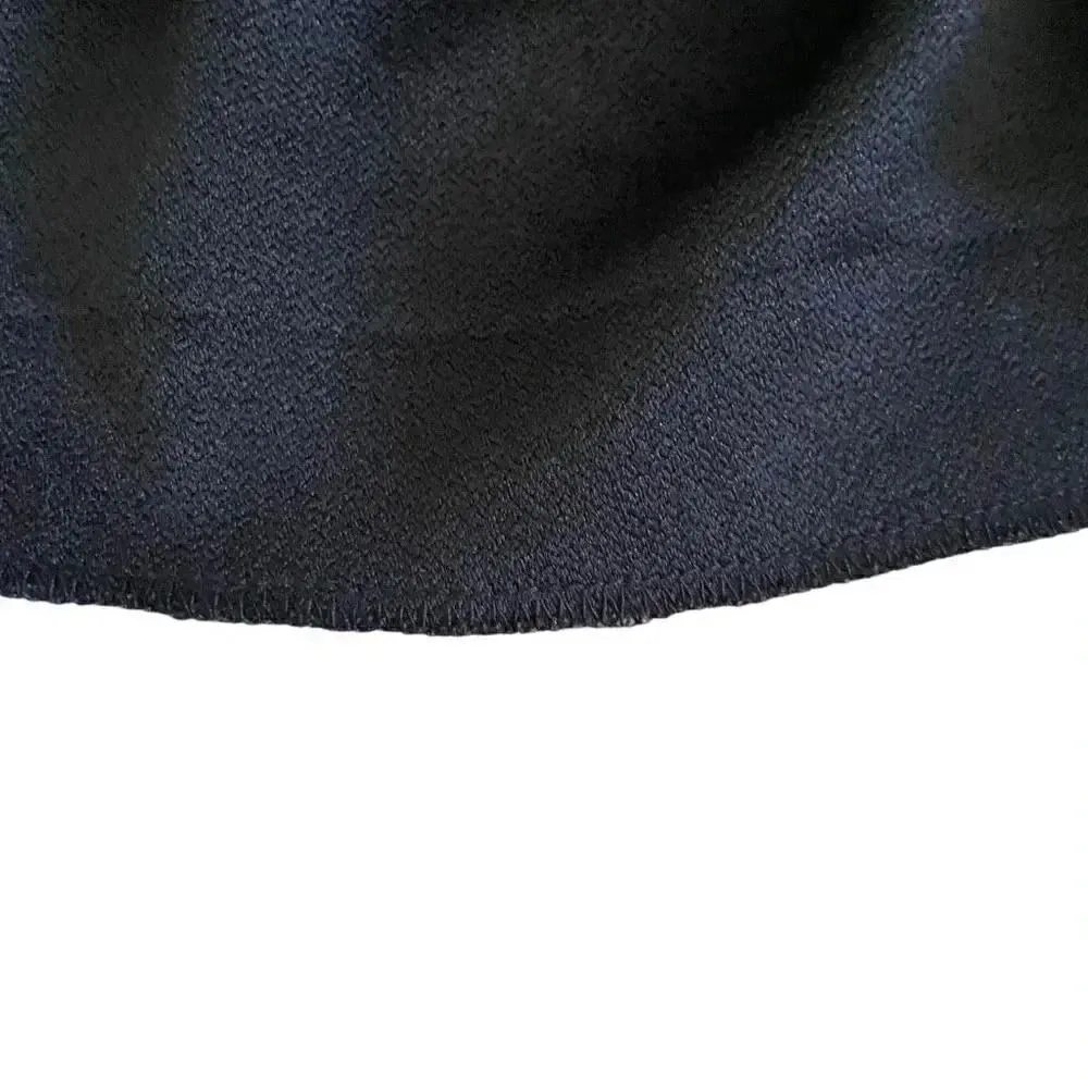 Zara Women’s Black knot bow top ruched sides double straps Mini Dress SZ S #1161 - Image 9