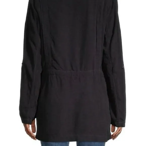 Free People Charley Linen Blazer In Midnight - Image 5